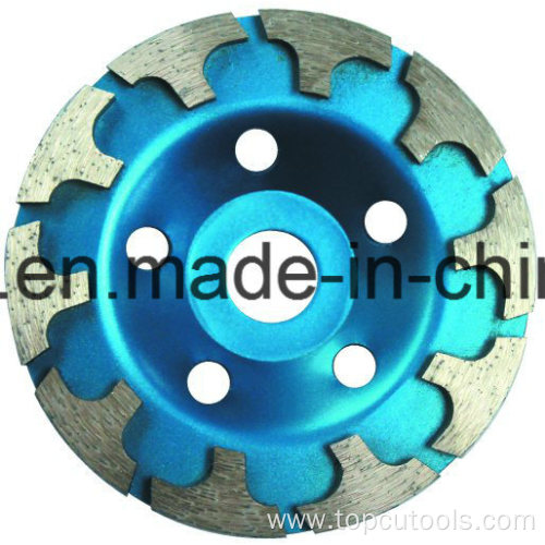 Diamond Grinding Cup Wheel with Special Desings for Concrete and Stone